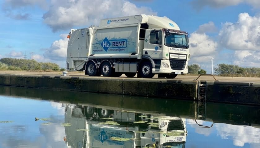 Hydrogen-powered refuse trucks