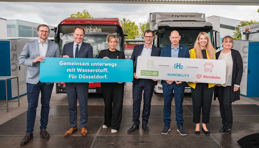 Düsseldorf otevírá vodíkovou čerpací stanici